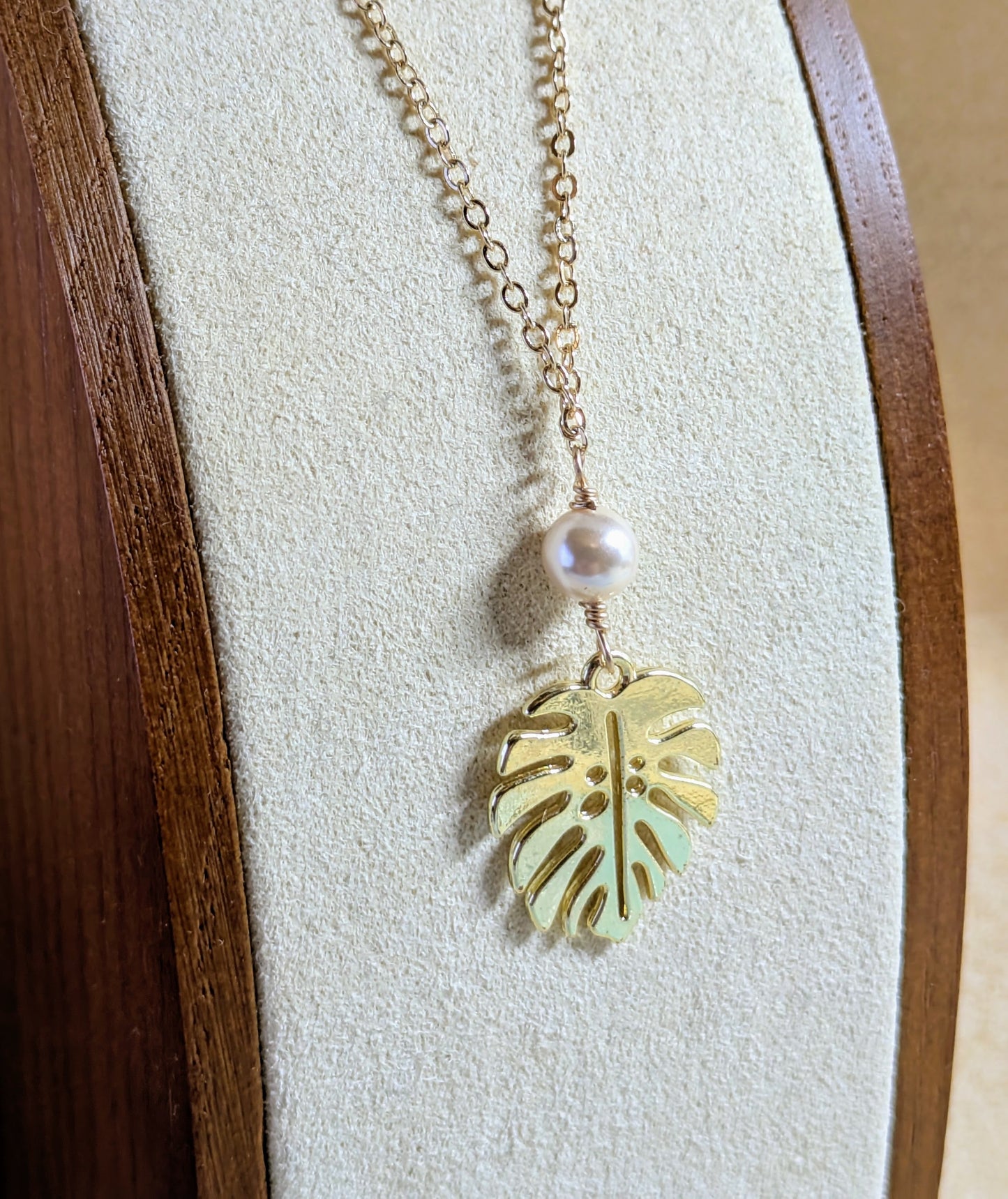 Golden Monstera & White Pearl, Set