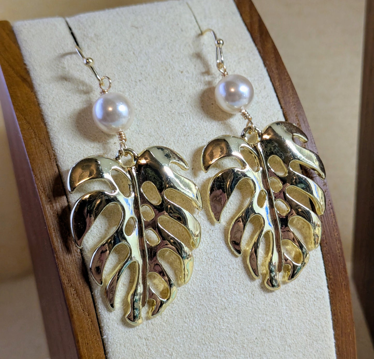 Golden Monstera & White Pearl, Set